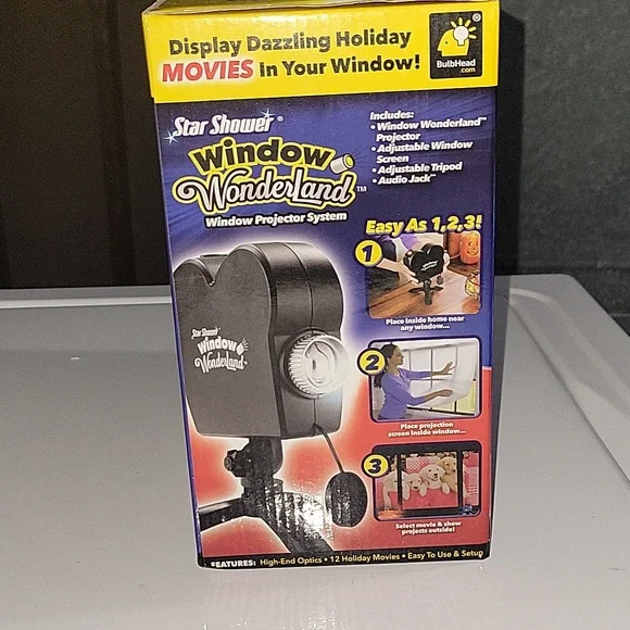 Star Shower Window Wonderland Projector - Picture 3 of 3
